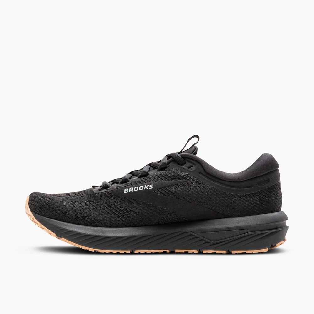 Chaussures Running Route Brooks Revel 7 Noir Noir Homme | PPM-0828738